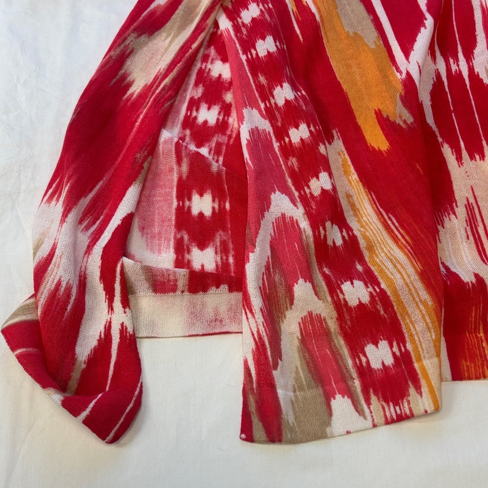 ❤️NWT Chico’s Essential Red Orange Cardigan & Tank Set Comfy Soft Size 3 NWT❤️ - Picture 15 of 15